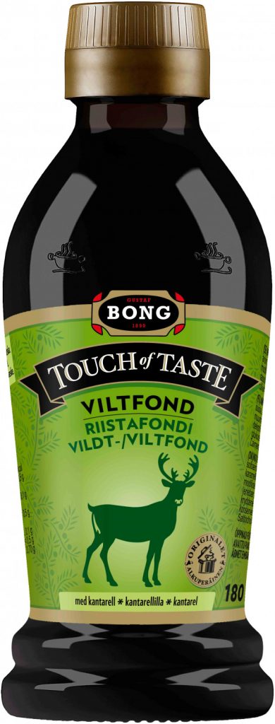 Bong touch of taste Tuottet Riistafondi Kantarellilla