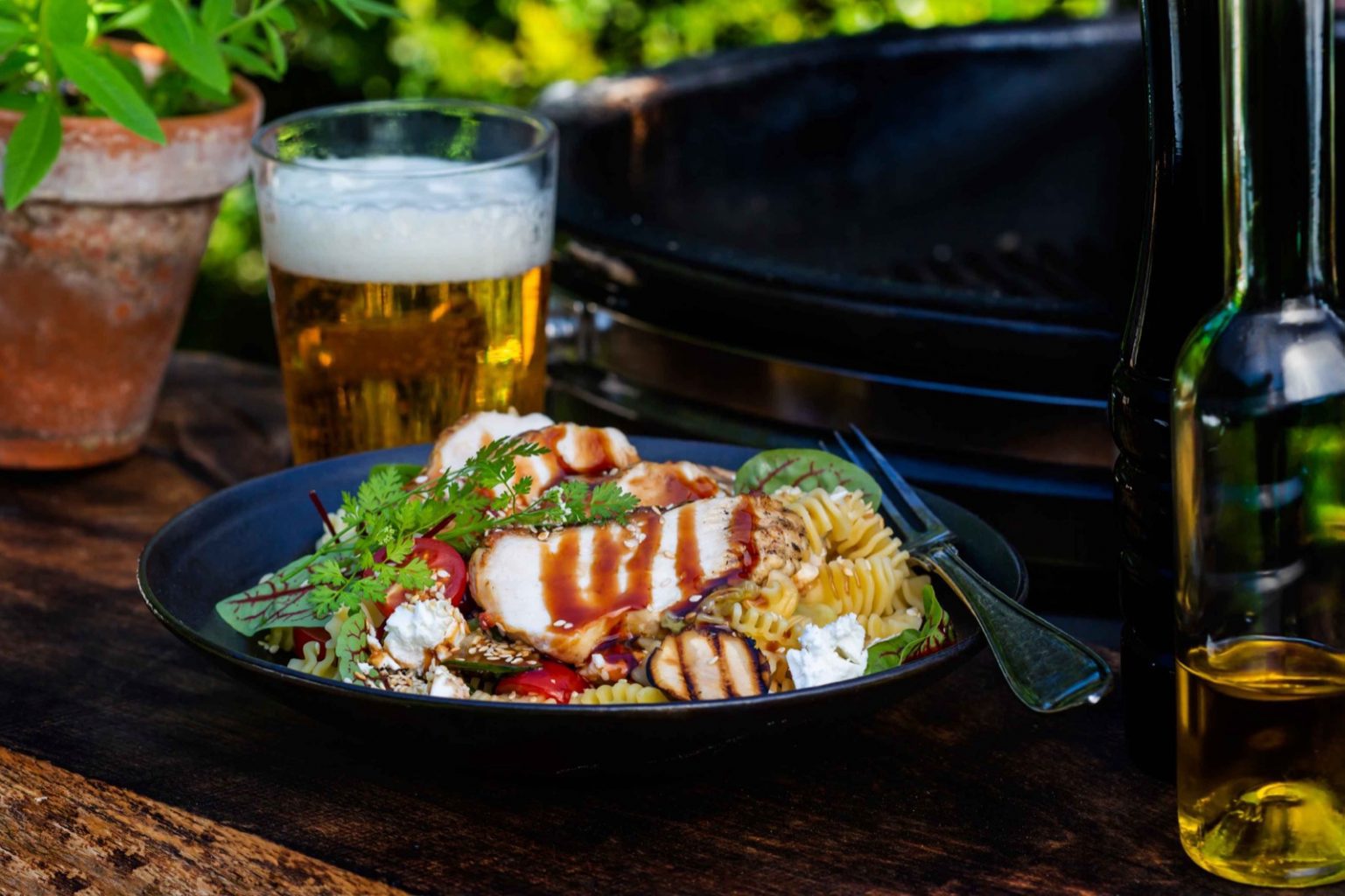 Grillattu kanasalaatti