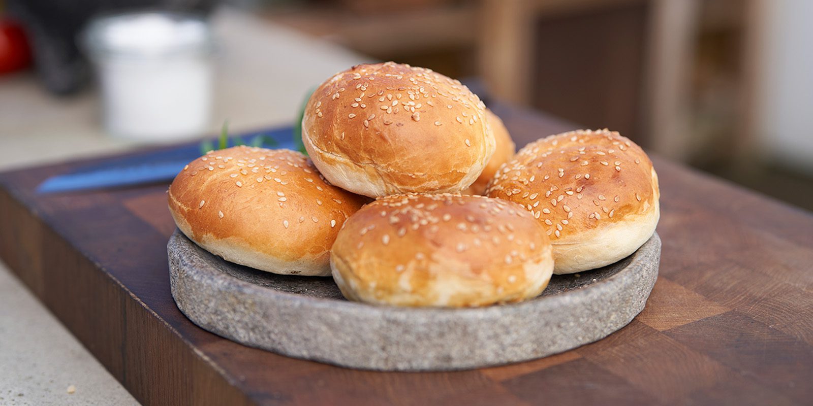 Hamburgerbrod BBQ