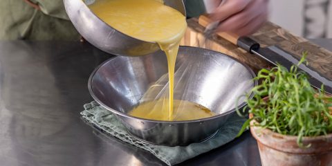 Pelasta juoksettunut bearnaise vaihe 3