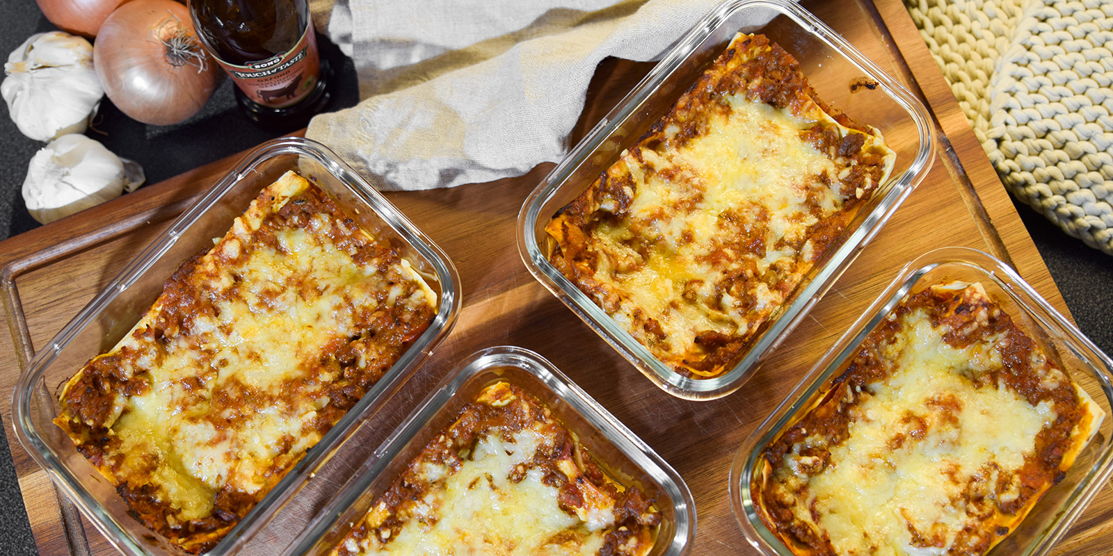 Single serve lasagne - yksinkertainen lasagne